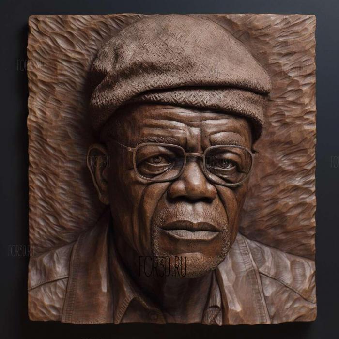 Samuel L Jackson 4 stl model for CNC